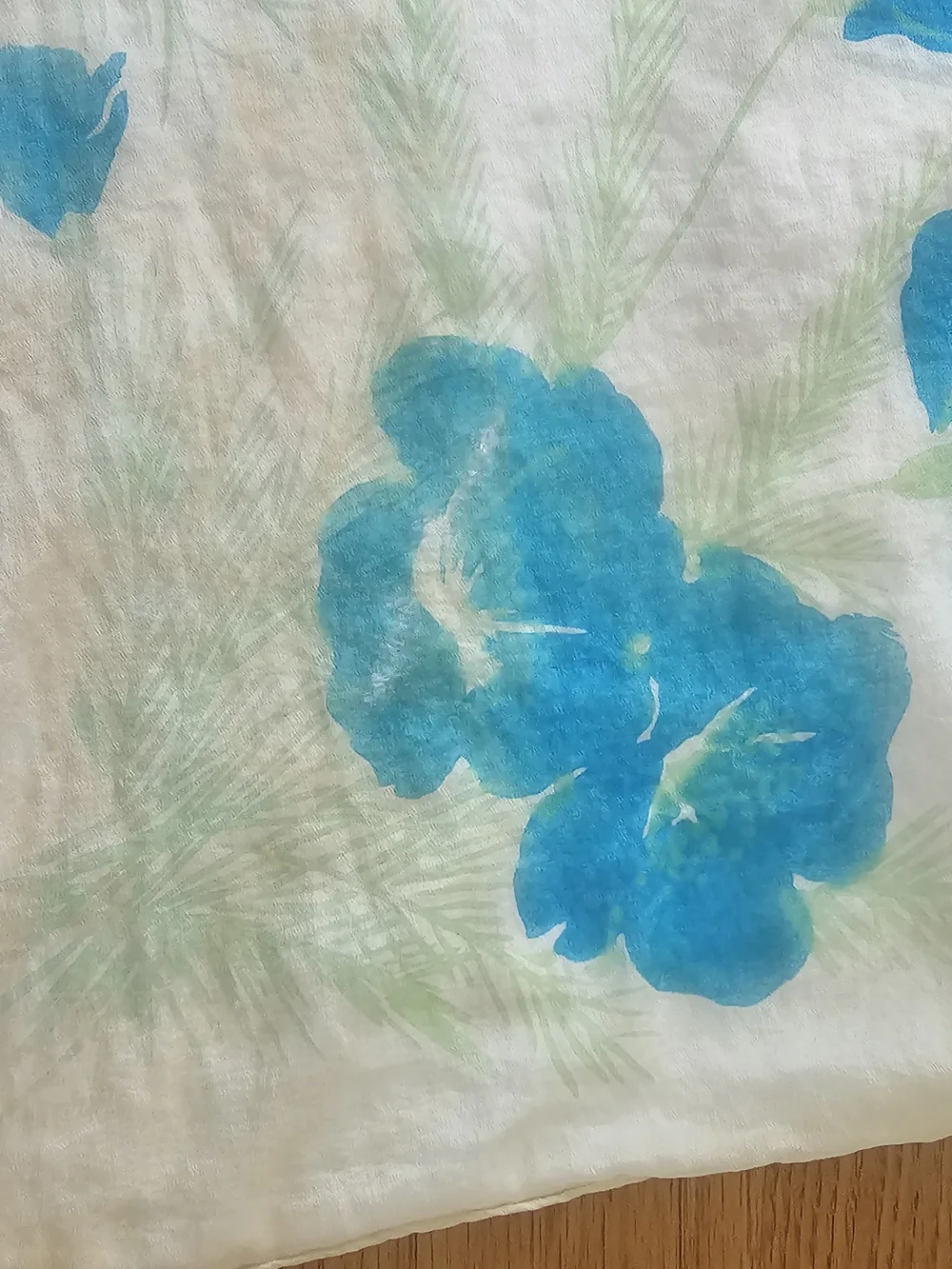 Vintage 1950s Scarves by Vera Pure Silk Scarf Water Repellent As Is